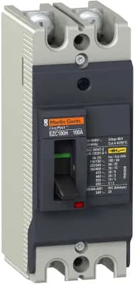 Автоматический выключатель EZC100 30 KA/380 В 2П/2Т 50 A