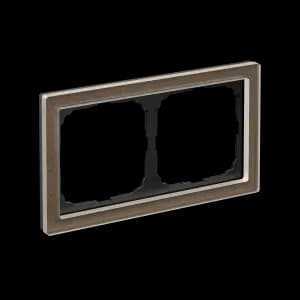 Рамка Schneider Systeme ArtGallery Pure, 2 поста (Стекло Мокко)