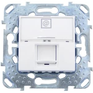 Розетка информационная Schneider Unica (белый)