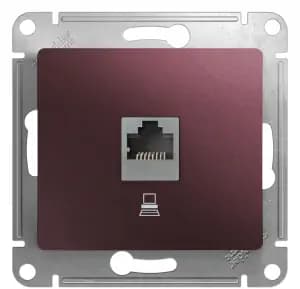 Розетка информационная Schneider Glossa (баклажановый)