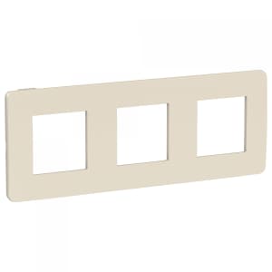 Рамка Schneider Studio Color, 3 поста (бежевый/бежевый)