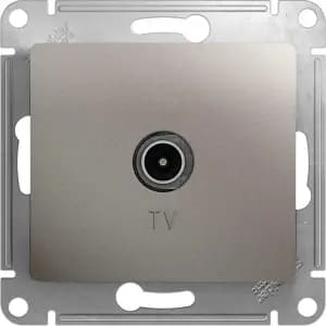 Розетка телевизионная оконечная (Платина)