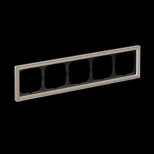 Рамка Schneider Systeme ArtGallery Pure, 5 постов (Стекло Шампань)