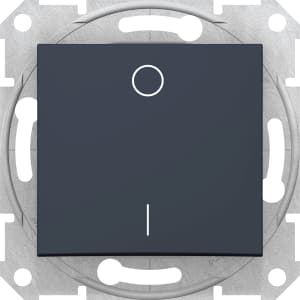 Двухполюсный выключатель (Графит)