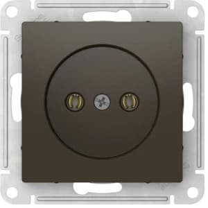 Розетка электрическая Schneider на автозажимах без заземления (Мокко)