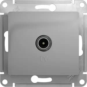 Розетка телевизионная обычная (Алюминий)