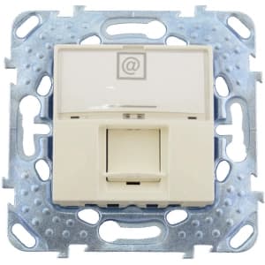 Розетка информационная Schneider Unica (бежевый)