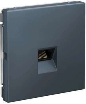 Розетка информационная RJ45 категория 6a (Грифель)