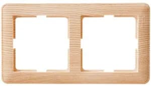 Рамка Schneider W59, 2 поста (Сосна)