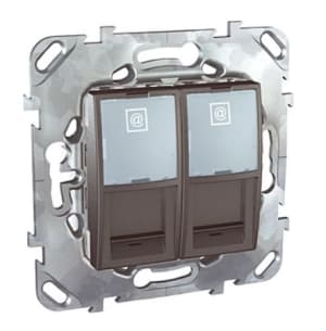 Розетка информационная Schneider Unica (графит)