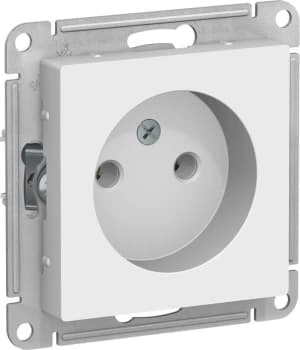 Розетка электрическая Schneider без заземления (Лотос)