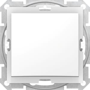 Влагозащищенный одноклавишный перекрёстный переключатель IP44 (Белый)