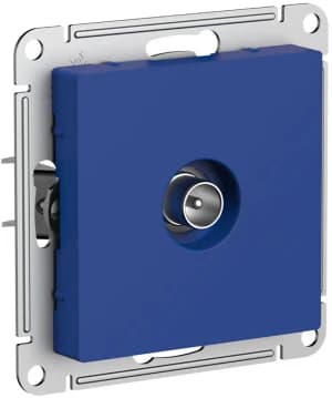 Розетка телевизионная оконечная (Аквамарин)