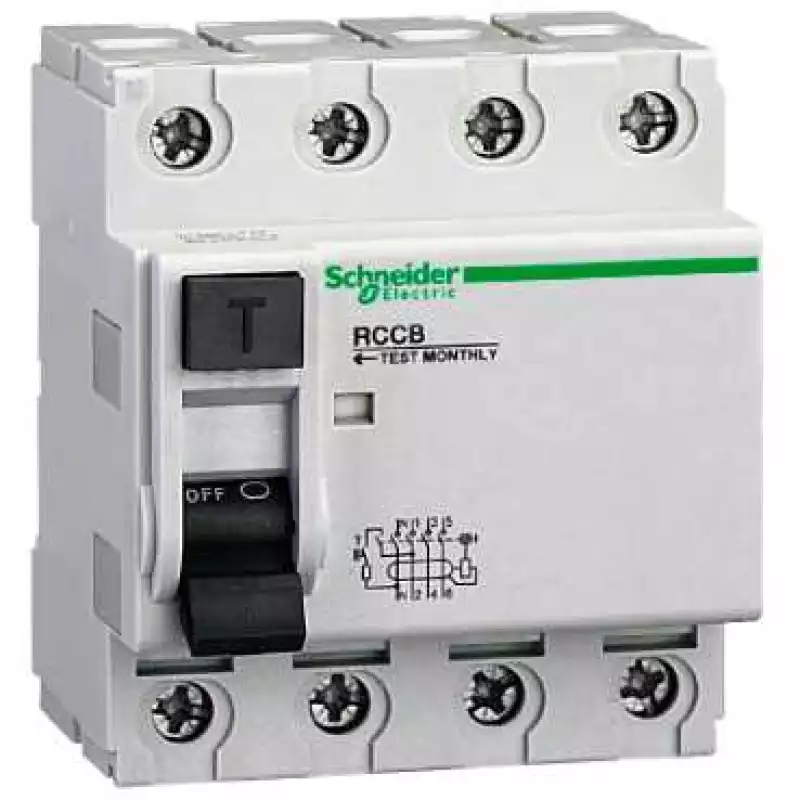 УЗО Schneider Electric ID 4П 25A 300МА УЗО Schneider Electric ID 4П 25A 300МА