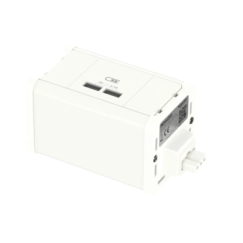 Unica System+ Блок 2xUSB типа A/А БЕЛЫЙ Unica System+ Блок 2xUSB типа A/А БЕЛЫЙ