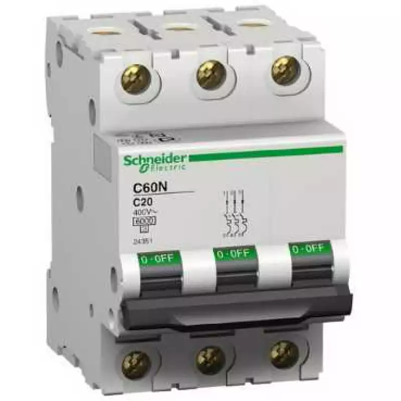 Автоматический выключатель Schneider Electric C60N 3П 0,5A C Автоматический выключатель Schneider Electric C60N 3П 0,5A C