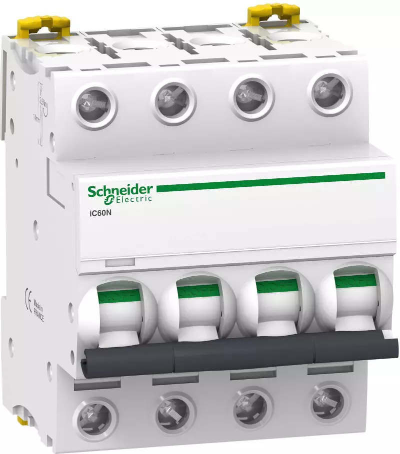 Автоматический выключатель Schneider Acti9 iC60N - 4P - 13A - C - 10kA - 8M - 400В Автоматический выключатель Schneider Acti9 iC60N - 4P - 13A - C - 10kA - 8M - 400В