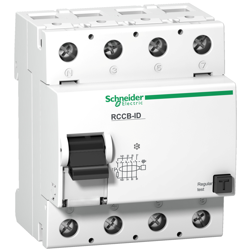 УЗО Schneider Electric ID 4П 125A 300МА УЗО Schneider Electric ID 4П 125A 300МА