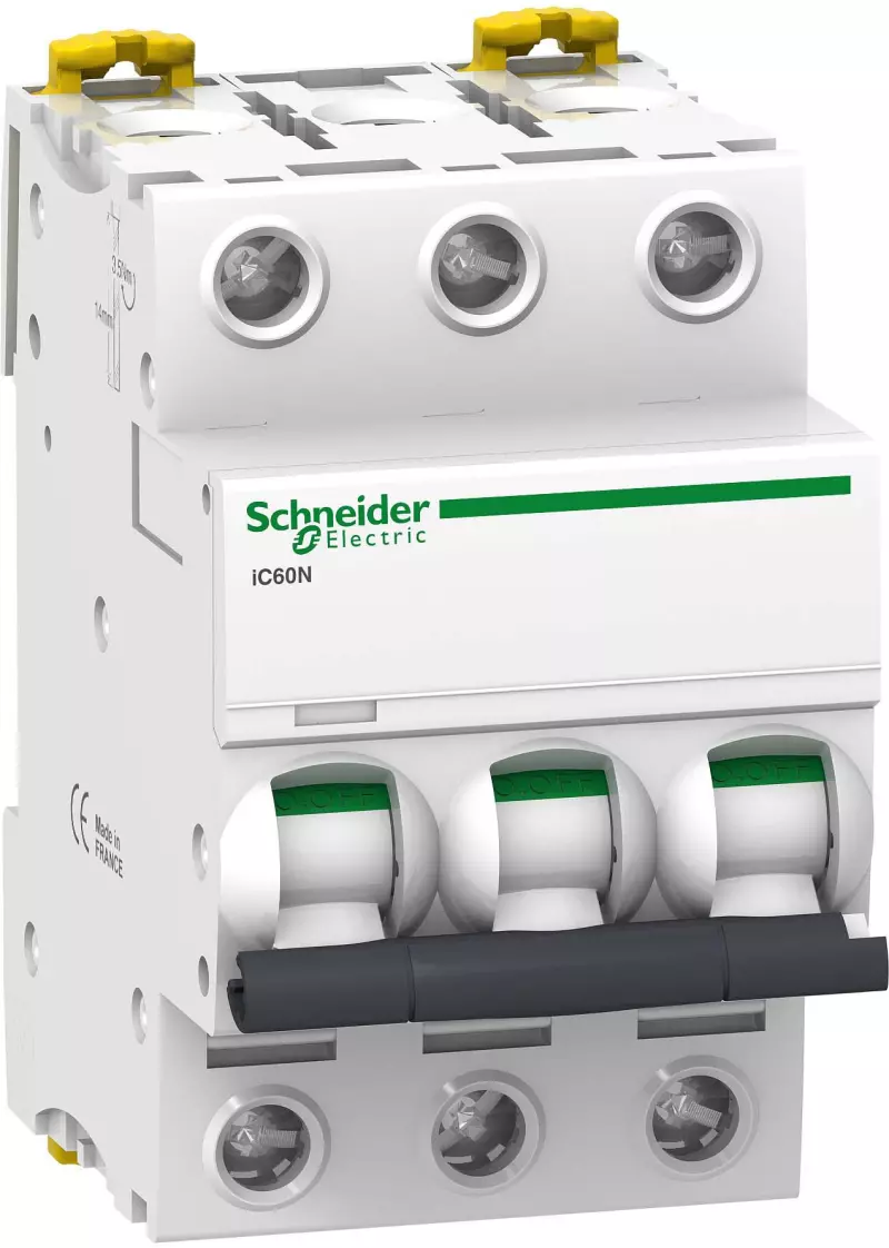 Автоматический выключатель Schneider Acti9 iC60N - 3P - 13A - C - 10kA - 6M - 400В Автоматический выключатель Schneider Acti9 iC60N - 3P - 13A - C - 10kA - 6M - 400В