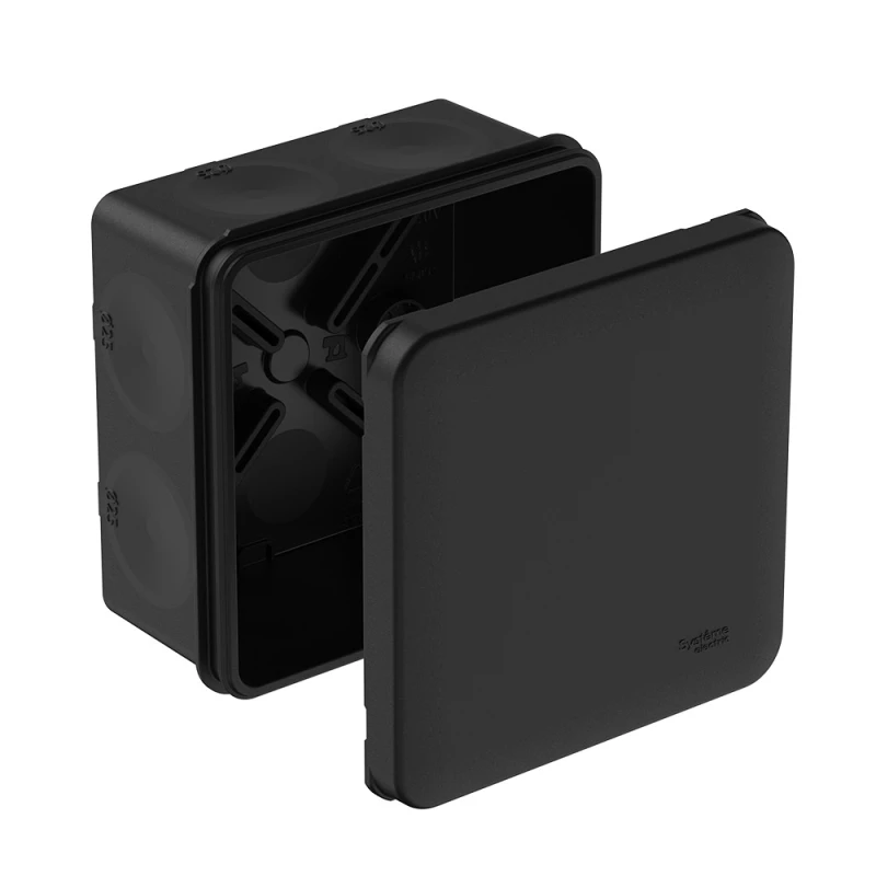 MultiBox Коробка распределительная с мембранными вводами IP66 85х85х42 Черная (со стикером) MultiBox Коробка распределительная с мембранными вводами IP66 85х85х42 Черная (со стикером)