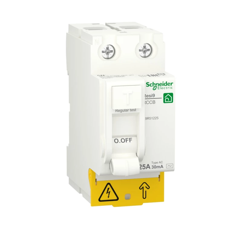 Устройство защитного отключения (УЗО/ВДТ) Schneider Resi9 - 1P+N - 25A - AC - 30mA Устройство защитного отключения (УЗО/ВДТ) Schneider Resi9 - 1P+N - 25A - AC - 30mA