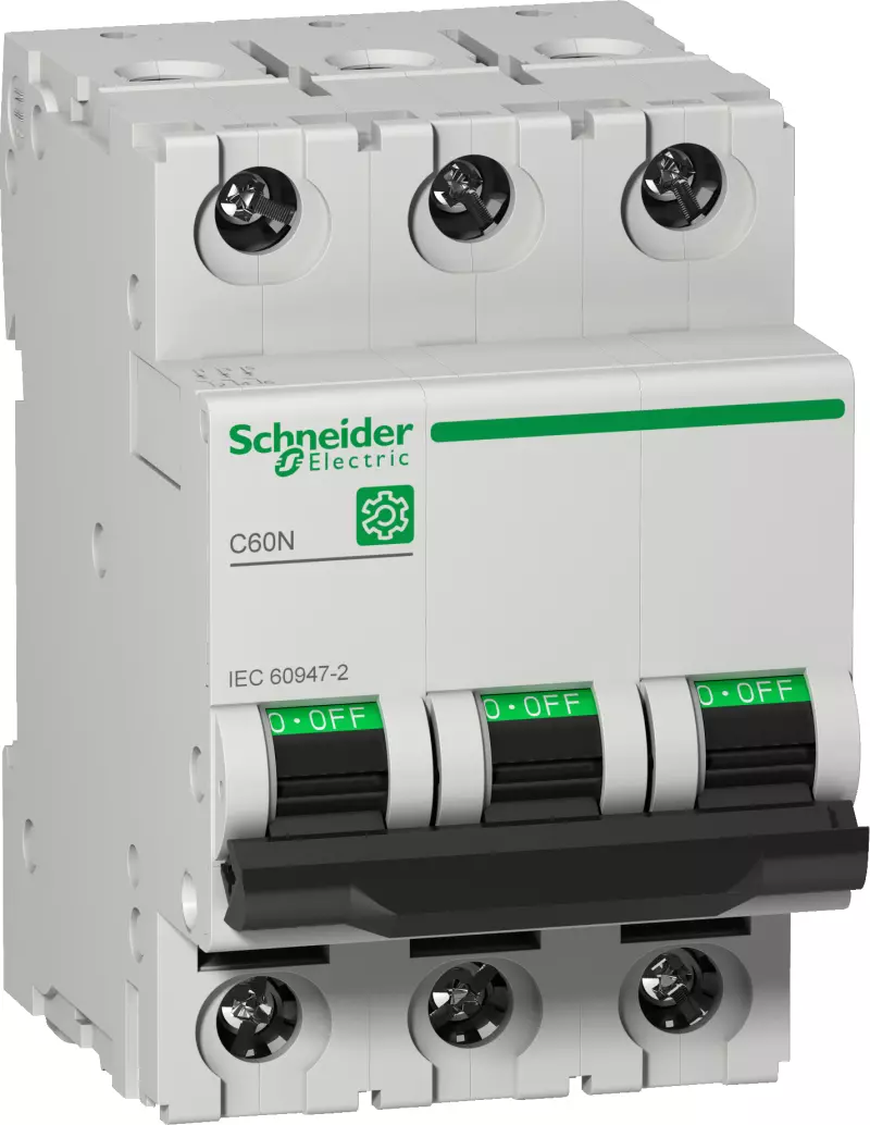 Автоматический выключатель Schneider Multi9 C60N - 3P - 40A - B - 10kA - 3M - 415В Автоматический выключатель Schneider Multi9 C60N - 3P - 40A - B - 10kA - 3M - 415В