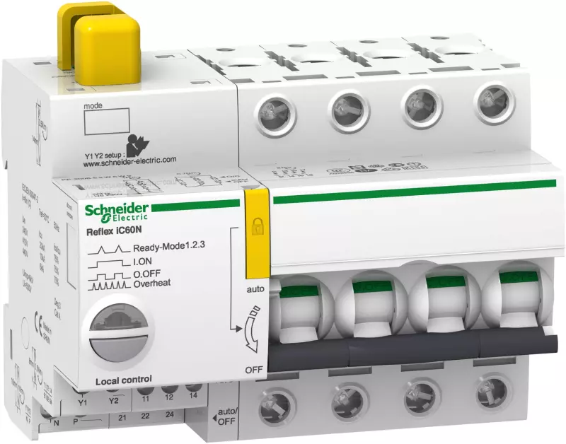 Автоматический выключатель Schneider Acti9 Reflex iC60N - 4P - 16A - B - 10kA - 6.5M - 415В Автоматический выключатель Schneider Acti9 Reflex iC60N - 4P - 16A - B - 10kA - 6.5M - 415В