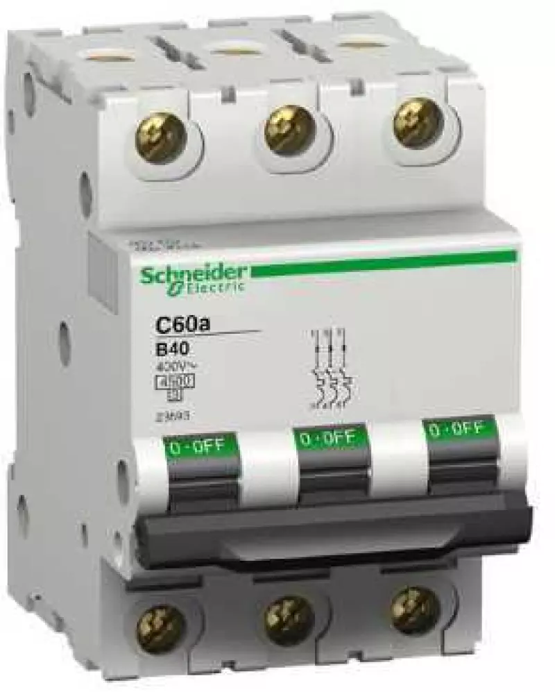 Автоматический выключатель Schneider Electric C60A 3П 10A B Автоматический выключатель Schneider Electric C60A 3П 10A B