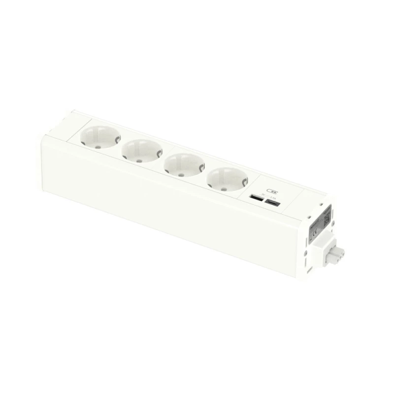 Unica System+ Блок 4хРозетка (2К+З) и 2хUSB типа A/C БЕЛЫЙ Unica System+ Блок 4хРозетка (2К+З) и 2хUSB типа A/C БЕЛЫЙ