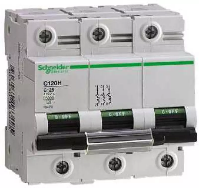   Schneider Acti9 C120H - 3P - 50A - C - 15kA - 4.5M - 415.0