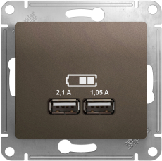   USB Schneider, USB-A x 2, 2.1A ()