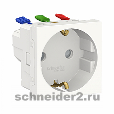 Розетка электрическая Schneider Unica Modular (белый)