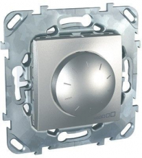 LED-диммер Unica поворотно-нажимной универсальный 4-400Вт (алюминий)
