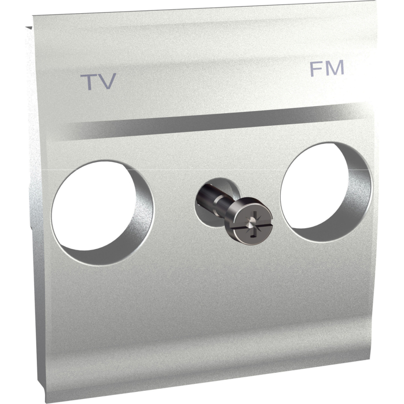 Центр. плата tv/fm розетки (алюминий) Центр. плата tv/fm розетки (алюминий)