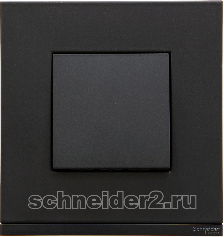 Рамки Unica Pure (каучук / антрацит) — Schneider Unica New