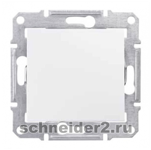 Влагозащищенный одноклавишный перекрёстный переключатель Schneider Sedna IP44 (Белый) Влагозащищенный одноклавишный перекрёстный переключатель Schneider Sedna IP44 (Белый)
