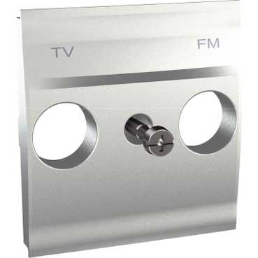 Центр. плата tv/fm розетки (алюминий) Центр. плата tv/fm розетки (алюминий)