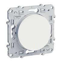 Одноклавишный переключатель с подсветкой Schneider Odace (белый) Одноклавишный переключатель с подсветкой Schneider Odace (белый)