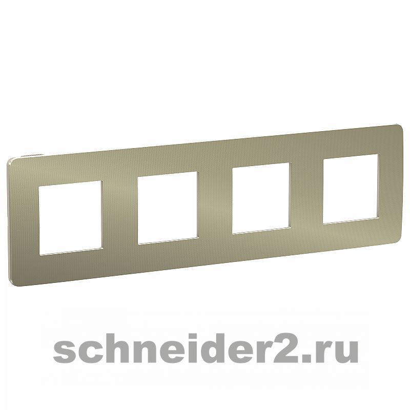  Schneider Unica New Studio Metal, 4  (/)
