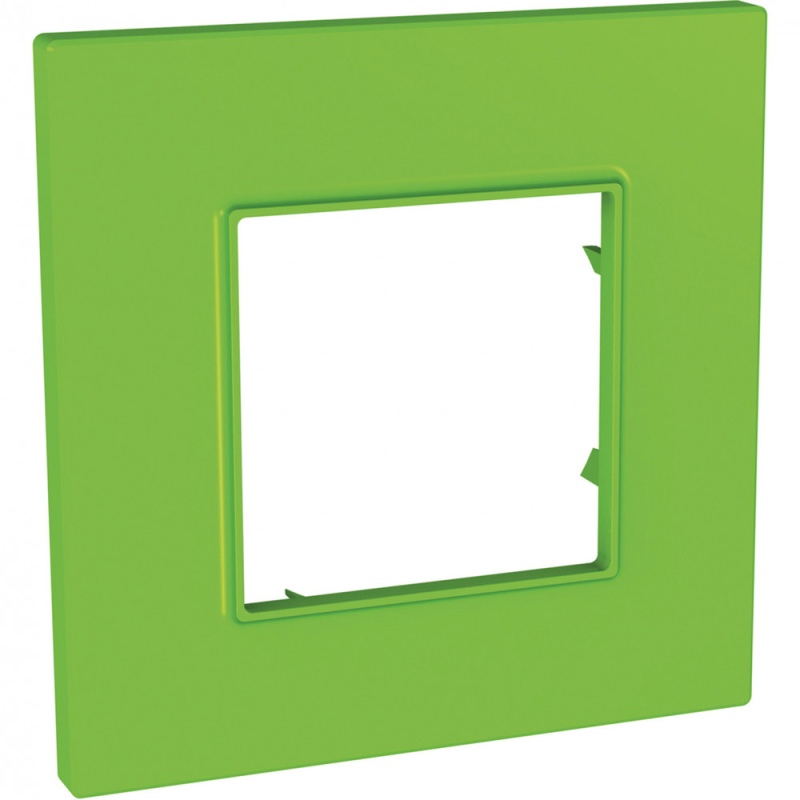 Рамка Unica Quadro одноместная (киви) Рамка Unica Quadro одноместная (киви)