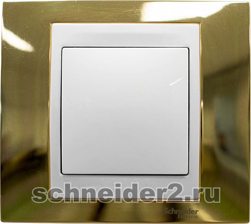 Рамки Schneider Unica SE Unica Chameleon Золото/Белый