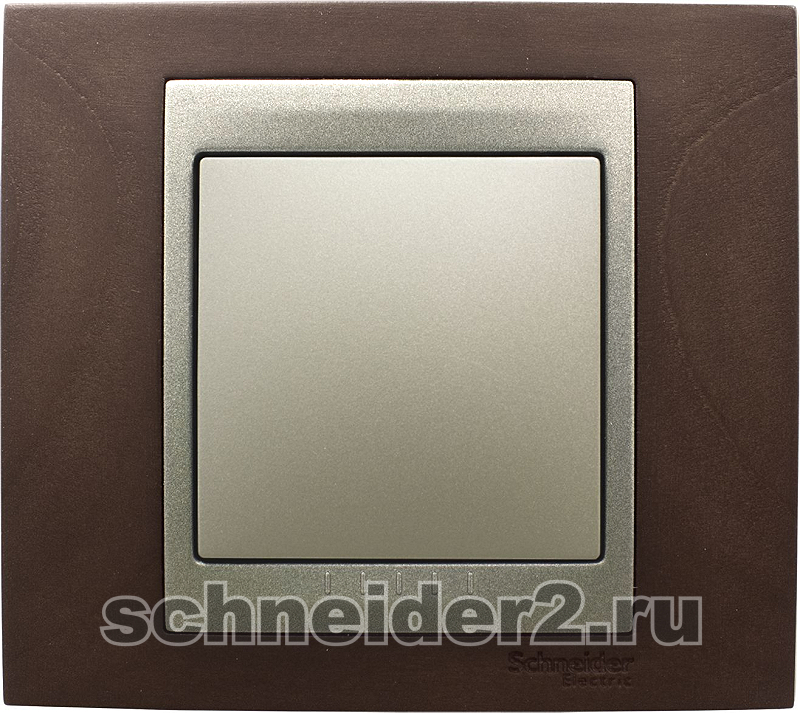 Рамки Unica Top(Табачное дерево с алюминиевой вставкой) Рамки Unica Top(Табачное дерево с алюминиевой вставкой)