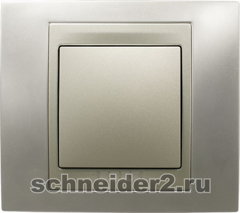 Рамки Schneider Unica SE Unica Top Матовый хром/Алюминий