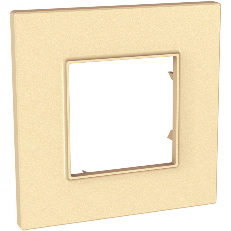 Рамка Unica Quadro одноместная (карамель) Рамка Unica Quadro одноместная (карамель)